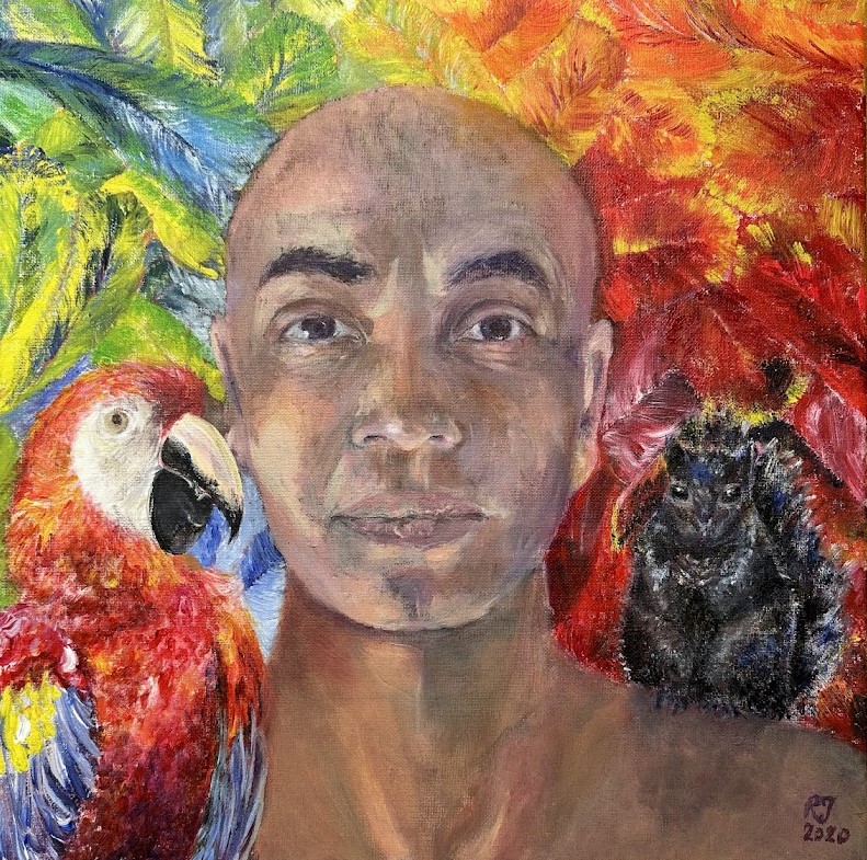 Julia Robinek painting titled Otomi 2020