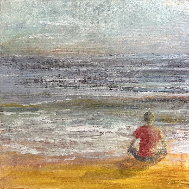 Julia Robinek painting titled Finally 2020