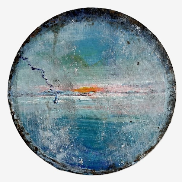 Julia Robinek painting titled The broken soul 2022
